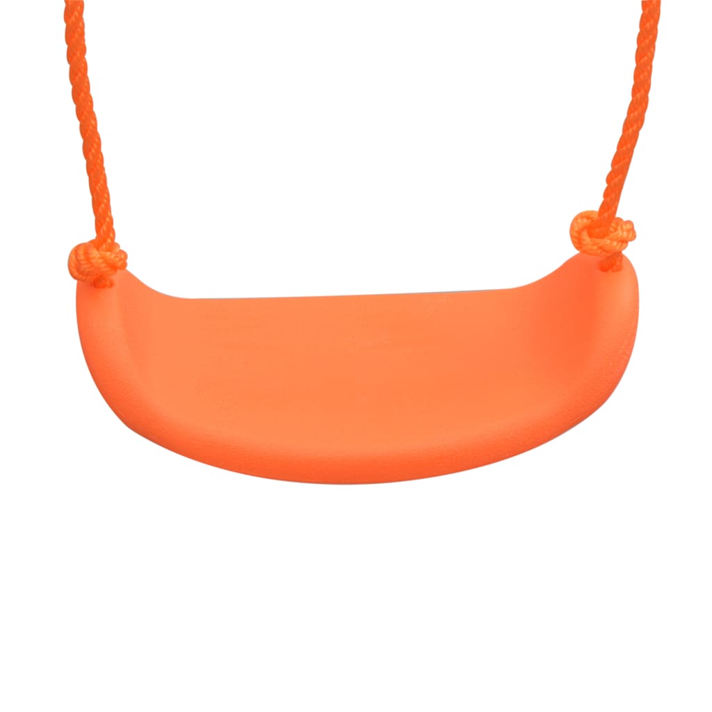 Huskesett med sklie og 3 seter oransje