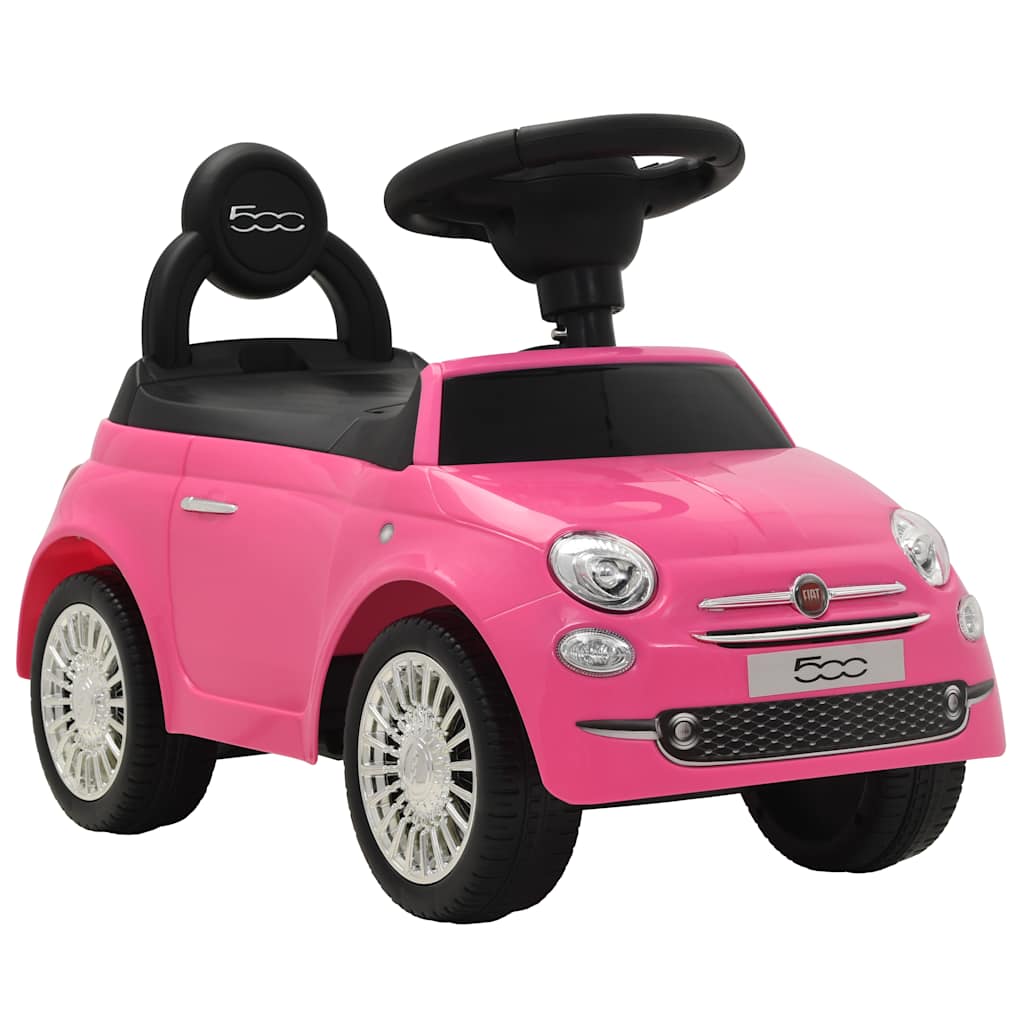 Gåbil Fiat 500 rosa