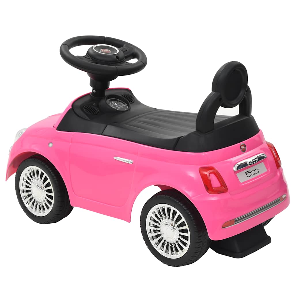 Gåbil Fiat 500 rosa