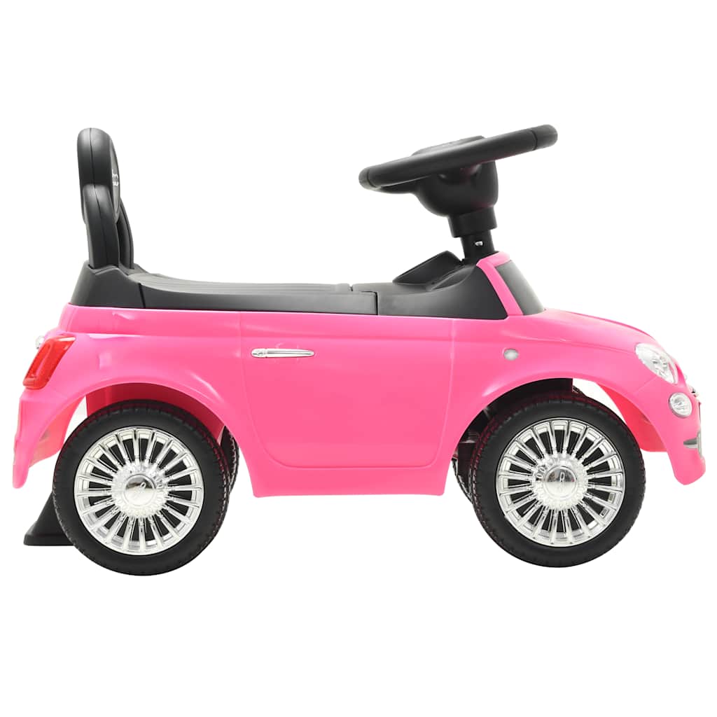 Gåbil Fiat 500 rosa