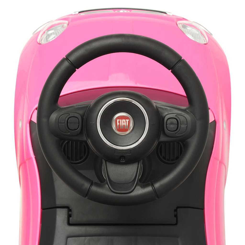 Gåbil Fiat 500 rosa