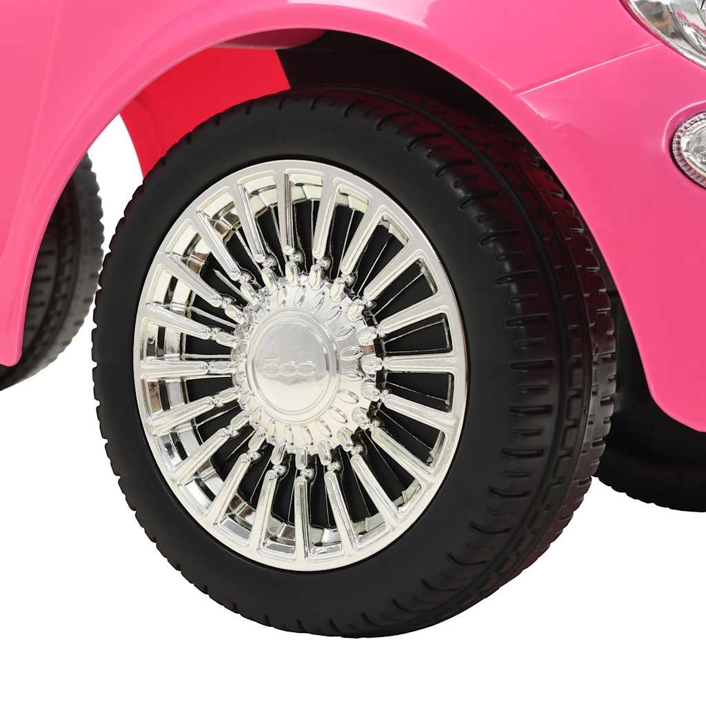 Gåbil Fiat 500 rosa