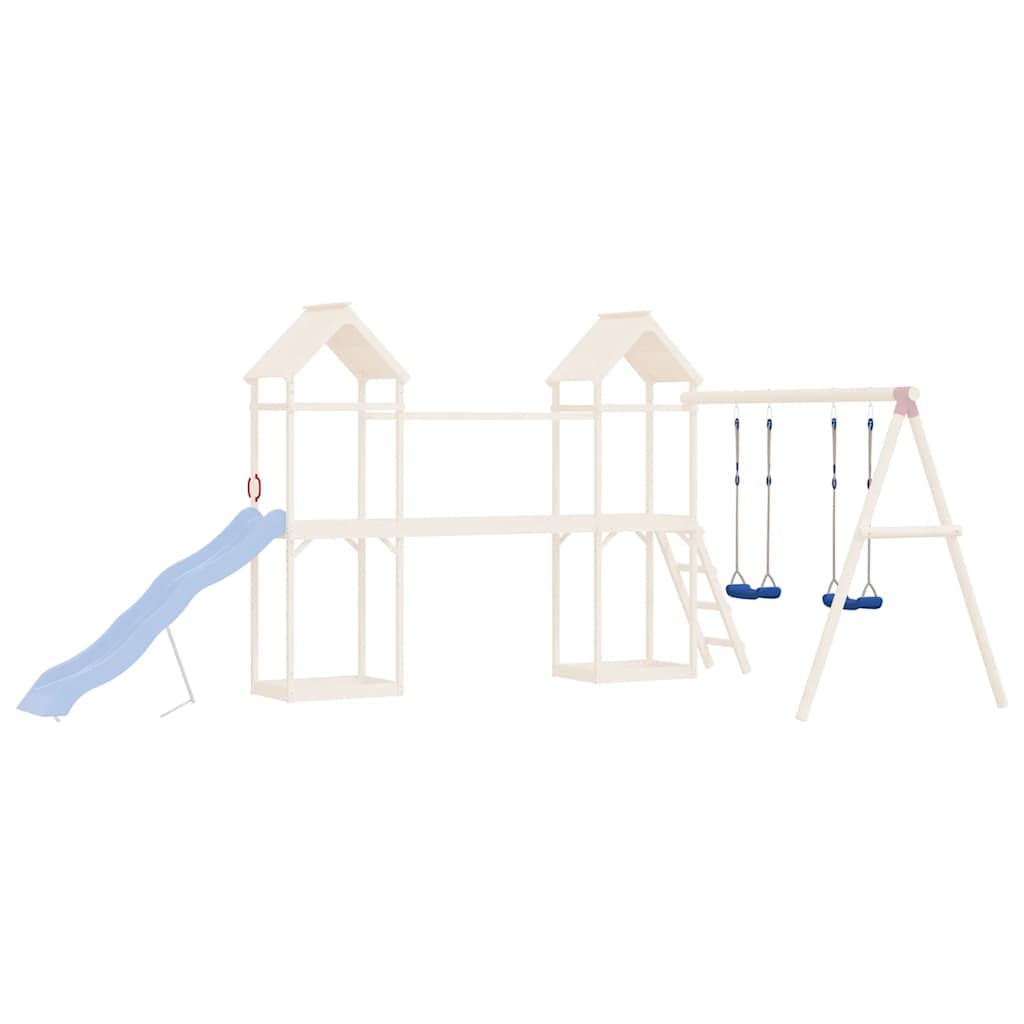 Huskeseter med tau 2 stk blå 37x15 cm polyeten