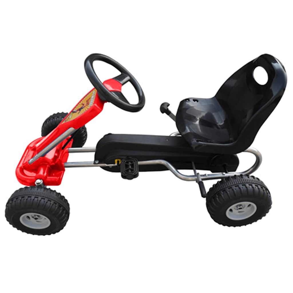 Pedal-go-kart rød