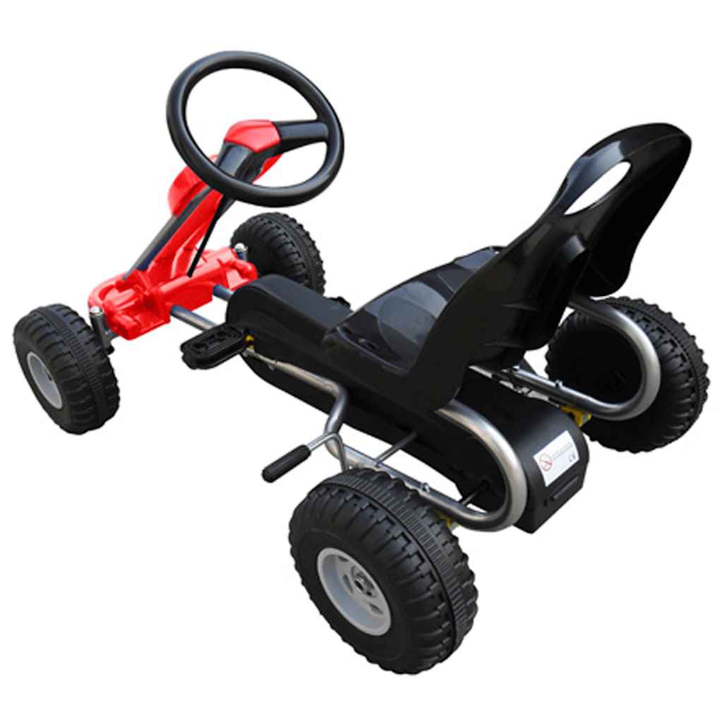 Pedal-go-kart rød