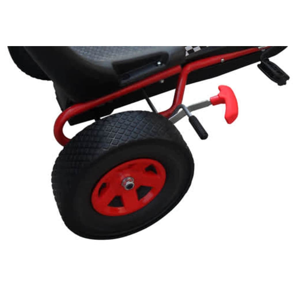 Pedal-go-kart for barn rød