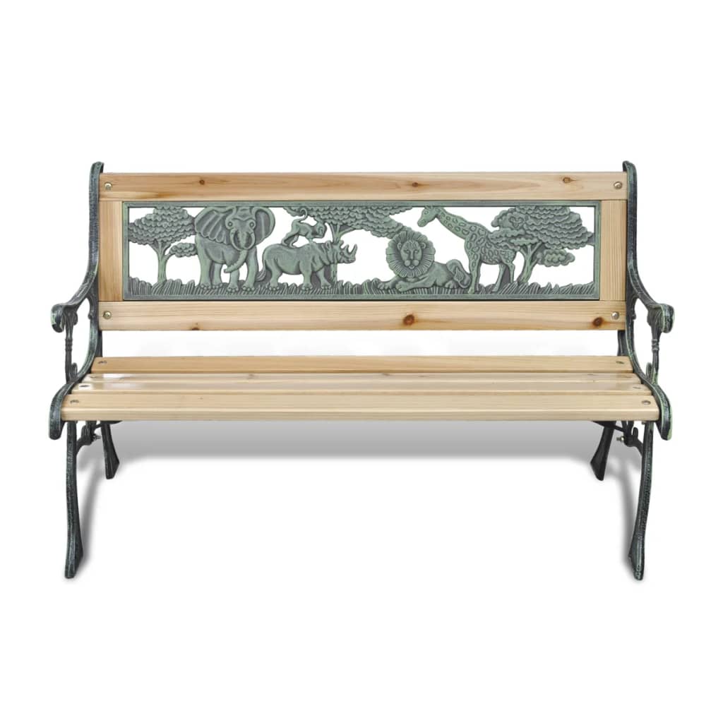 Hagebenk for barn 84 cm tre