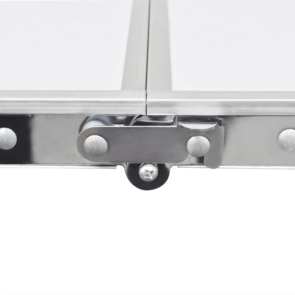 Sammenleggbart campingbord høydejusterbar aluminium 180 x 60 cm