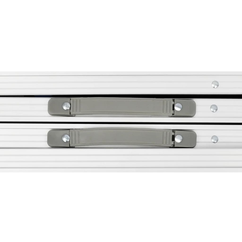 Sammenleggbart campingbord høydejusterbar aluminium 240 x 60 cm