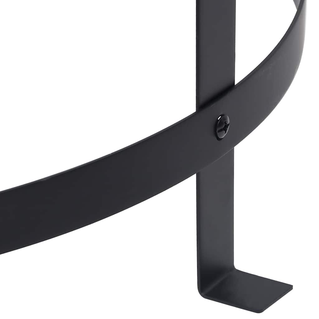 Utendørs bålfat med grill rustfritt stål 76 cm
