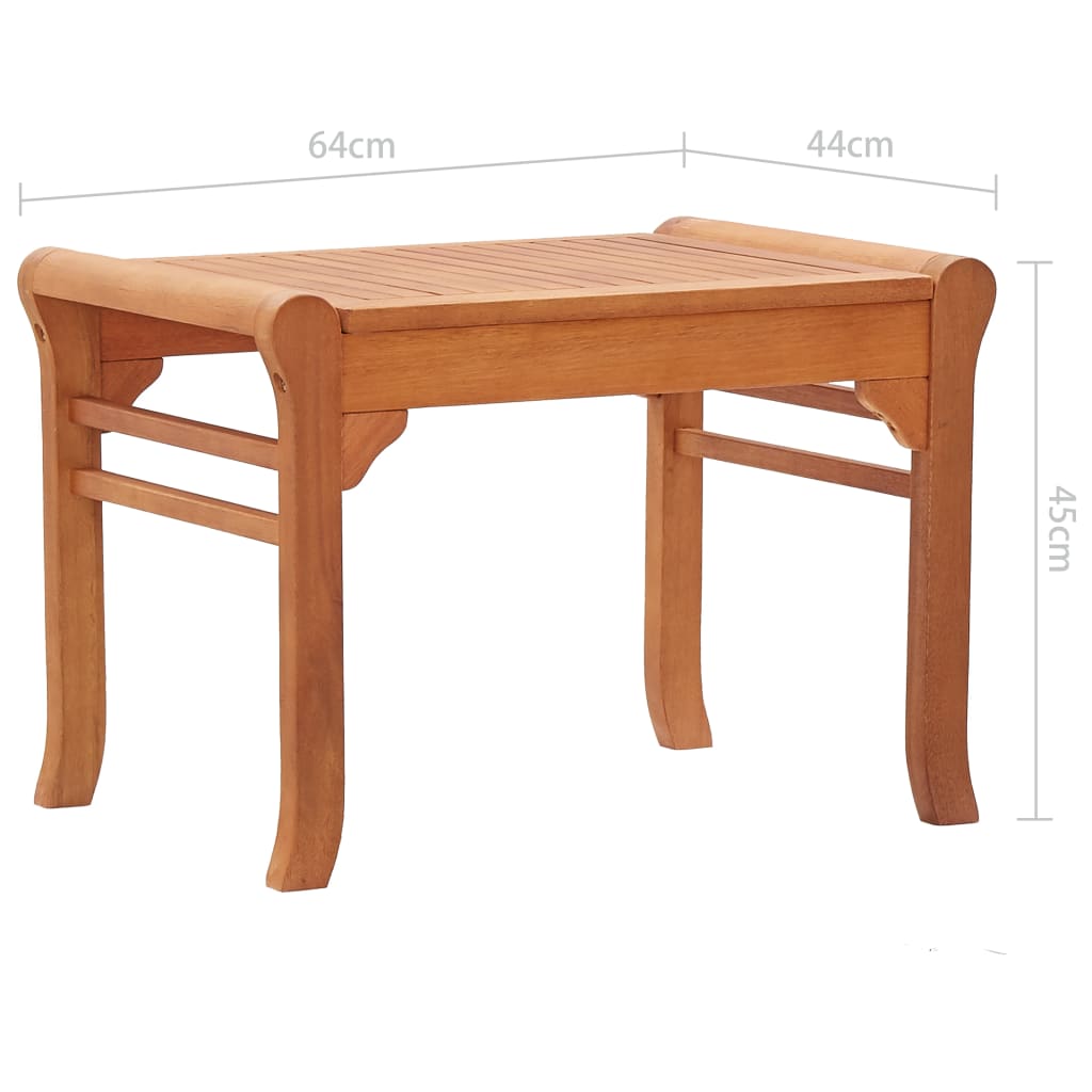 Hagebenk 64 cm heltre eukalyptus