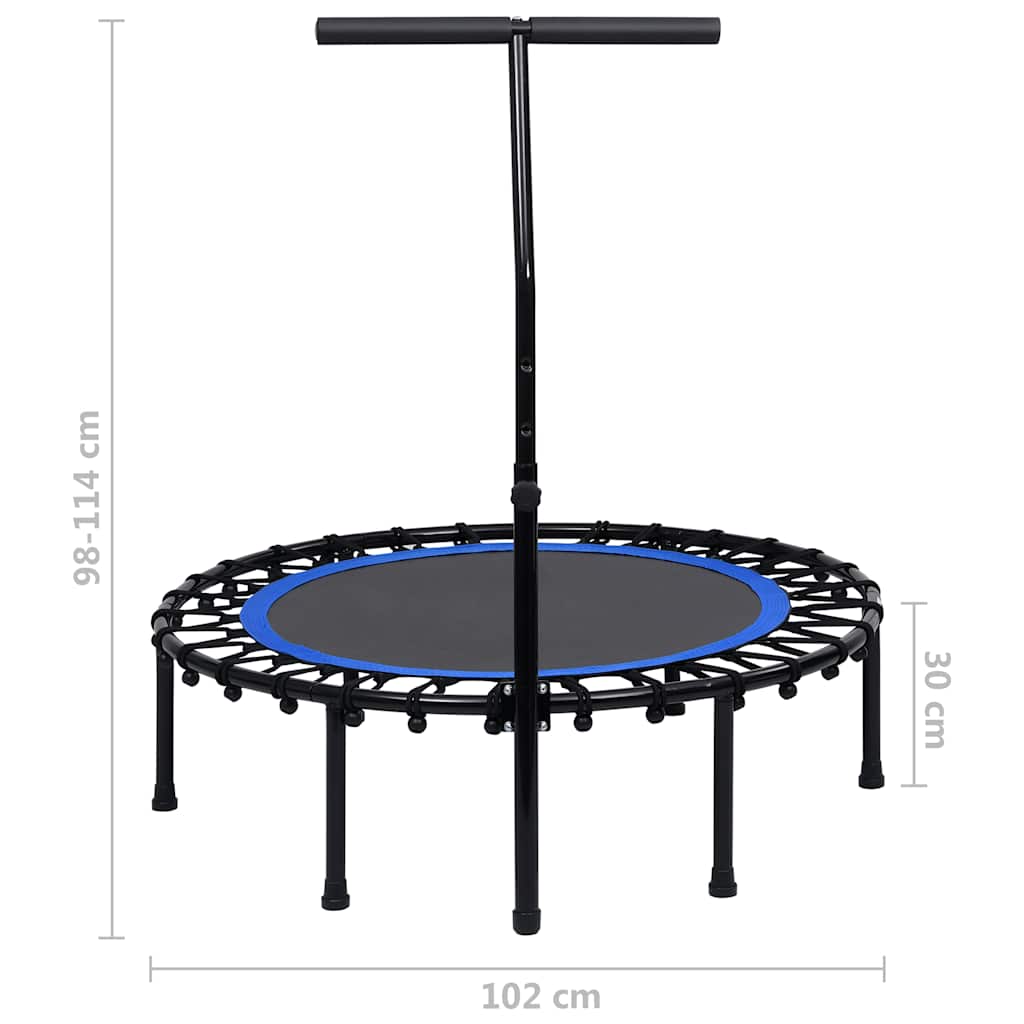 Trim-trampoline med håndtak 102 cm