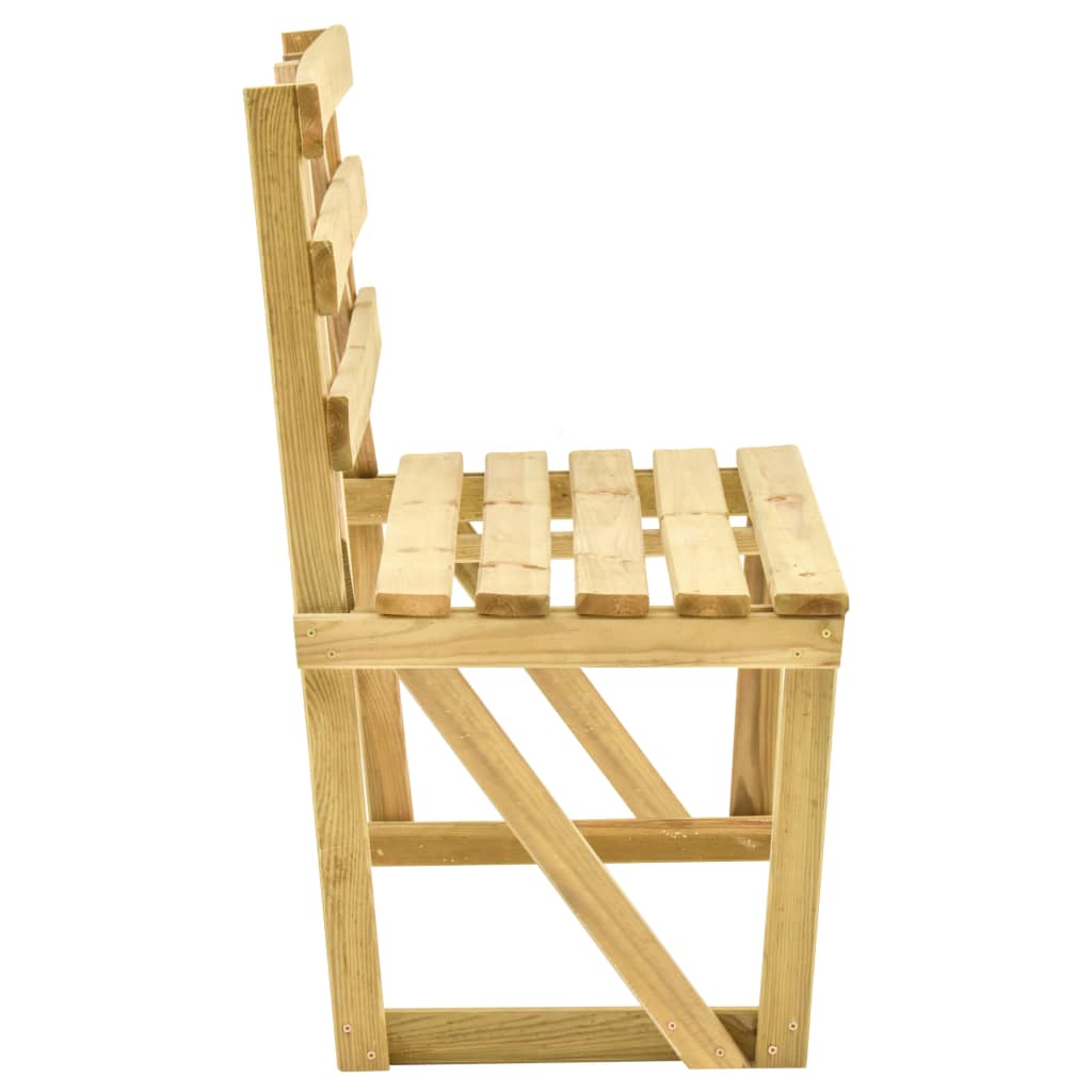 Hagebenk 120 cm impregnert furu