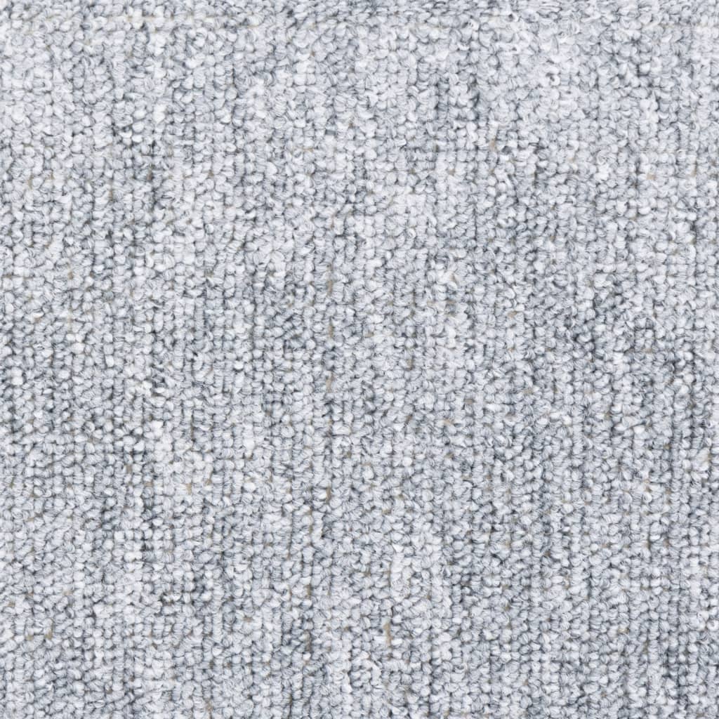 Selvklebende trappematter 10 stk 65x24x4 cm lysegrå