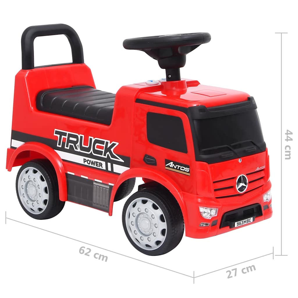 Gåbil Mercedes-Benz rød