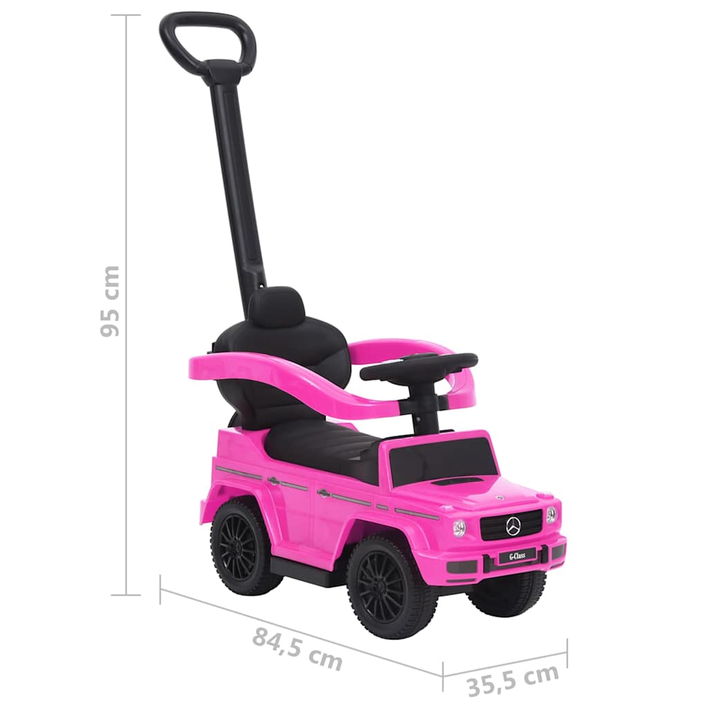 Gåbil C63 rosa