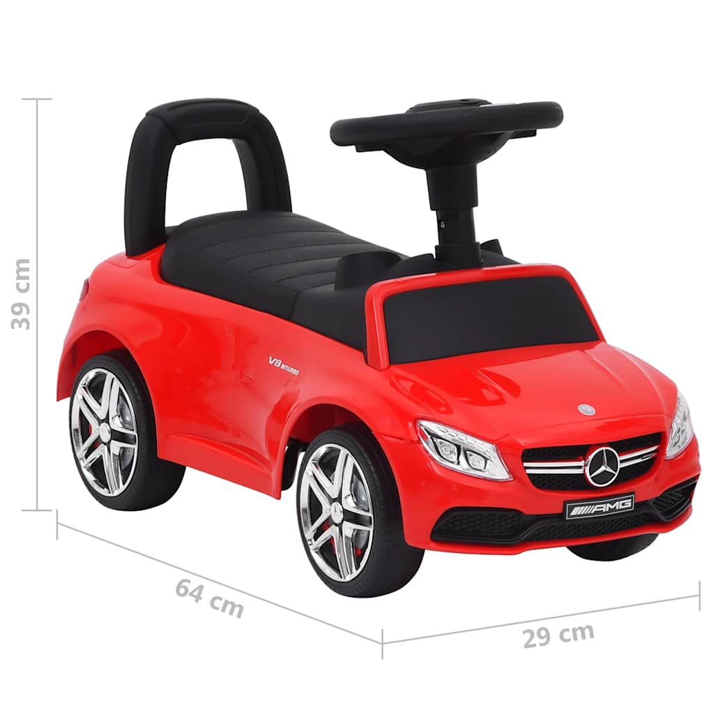 Gåbil Mercedes-Benz C63 rød