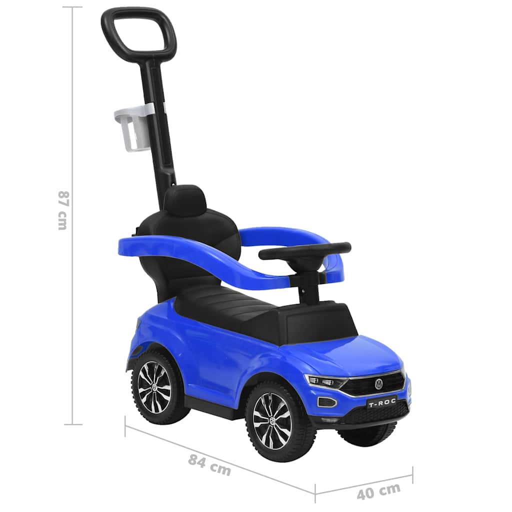Gåbil Volkswagen T-Roc blå