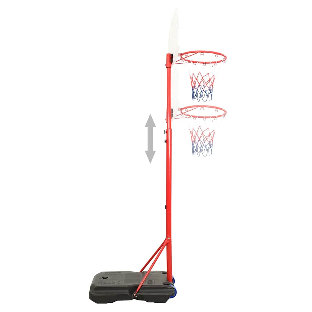 Bærbart basketballkurvsett justerbart 200-236 cm