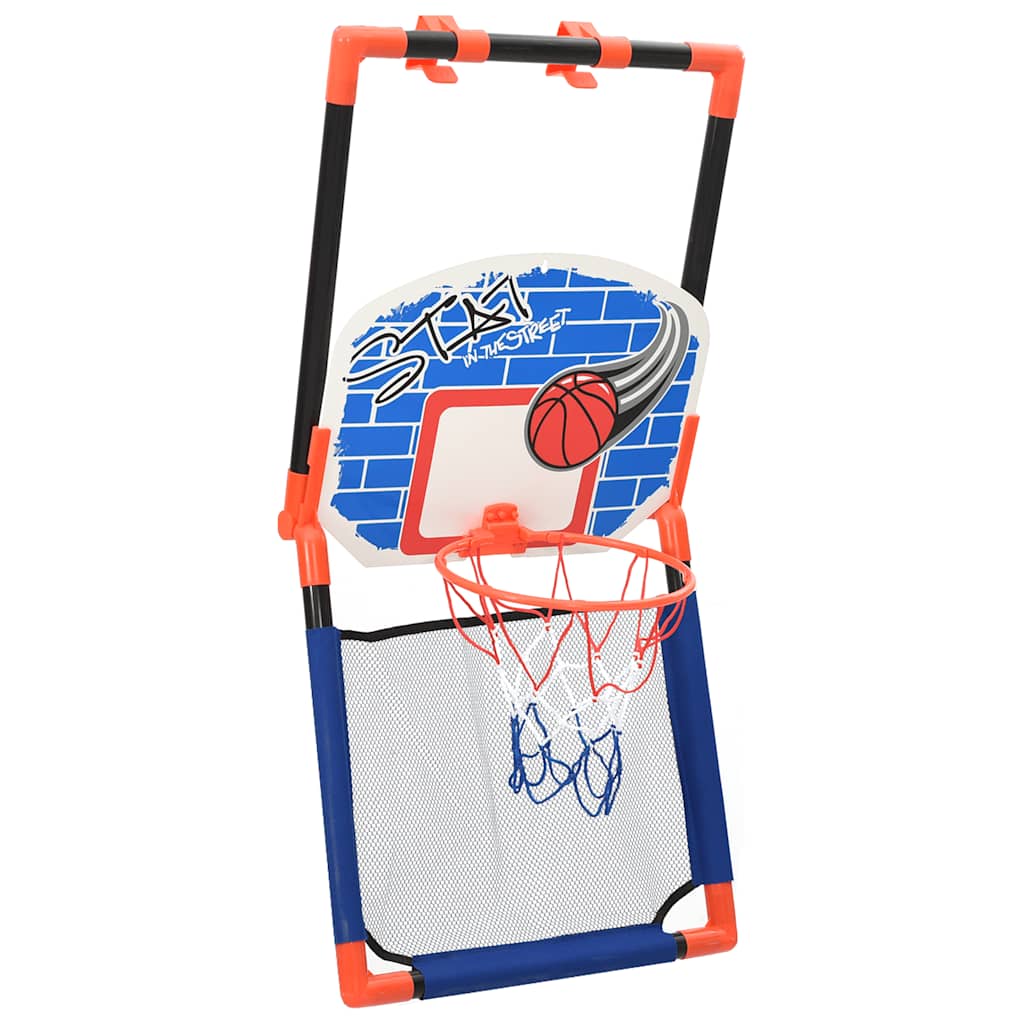 Basketballsett for barn flerfunksjonelt gulv og vegg