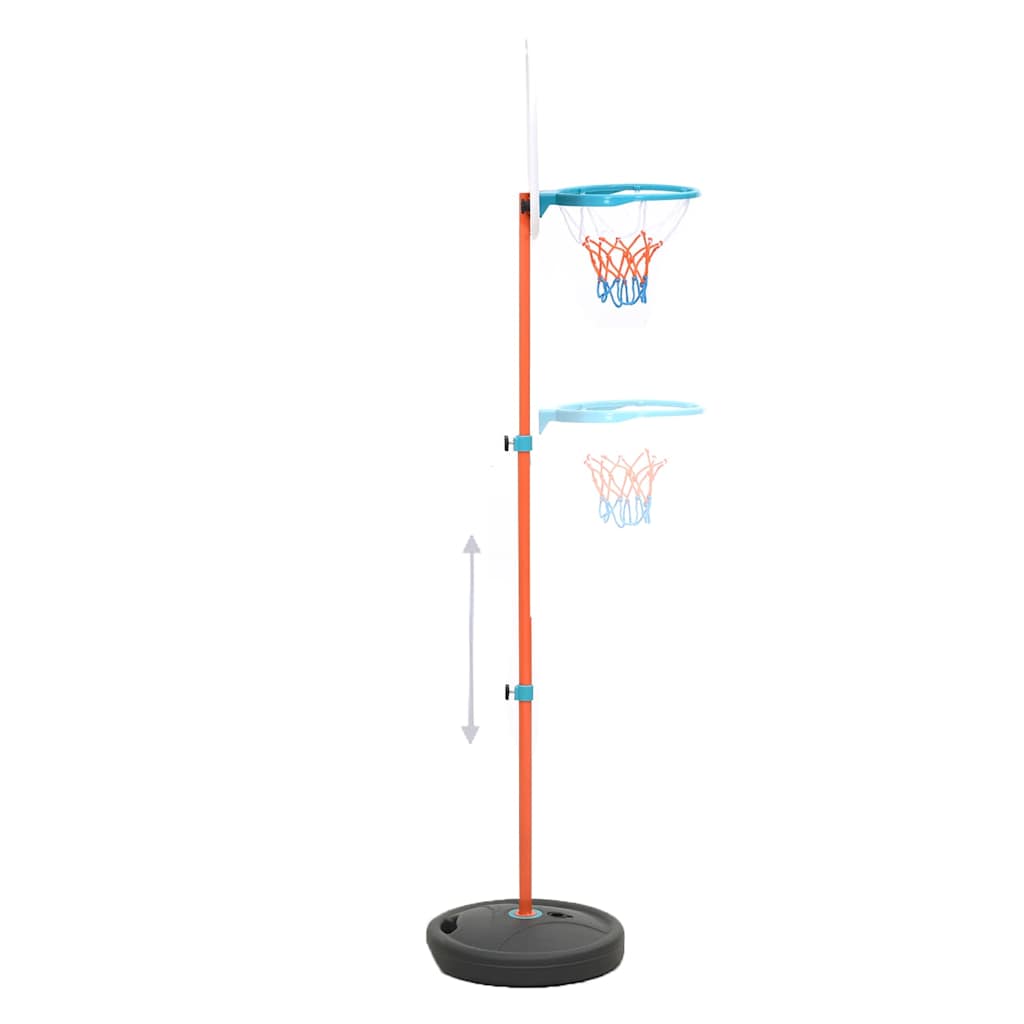 Bærbart basketballsett justerbart 133-160 cm