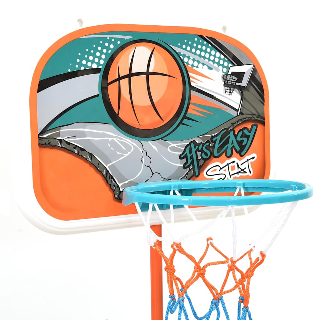 Bærbart basketballsett justerbart 133-160 cm
