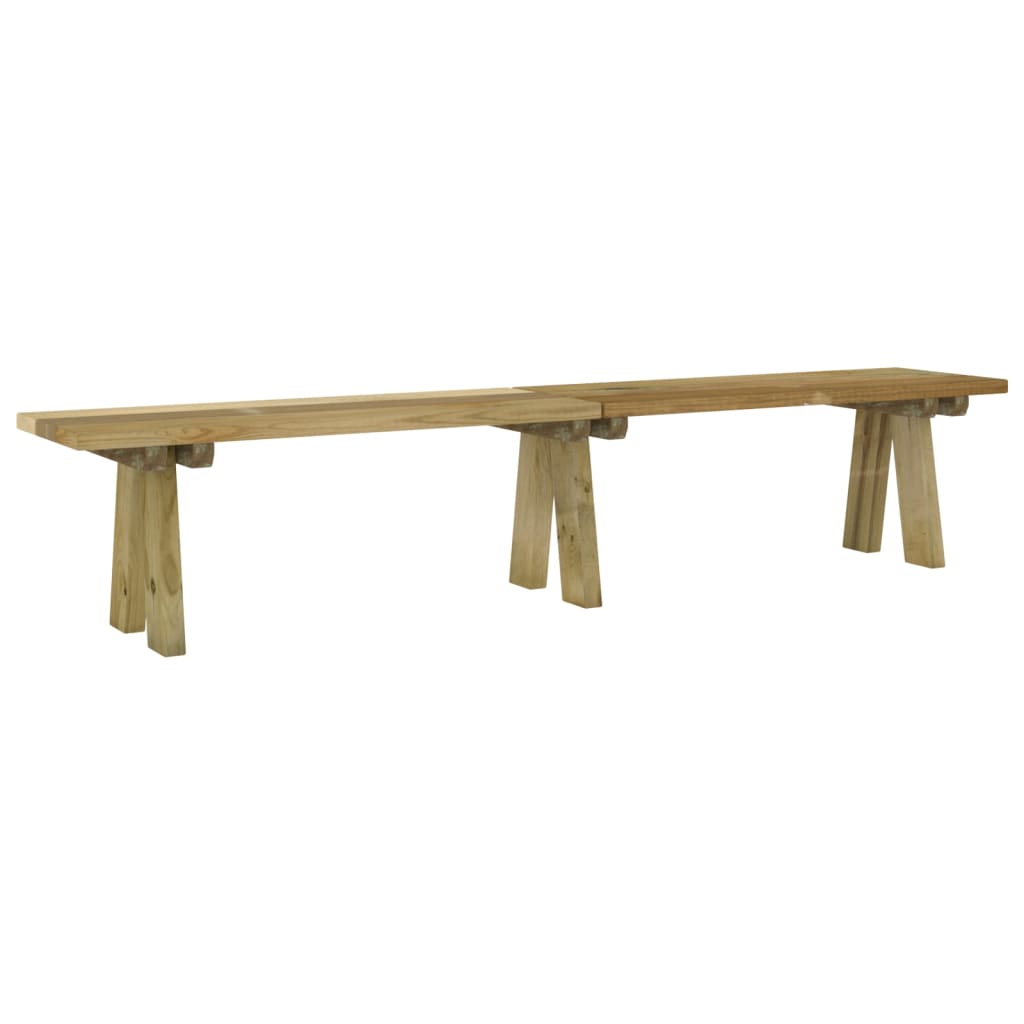 Hagebenk 220 cm impregnert heltre furu