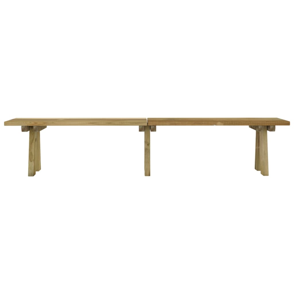 Hagebenk 220 cm impregnert heltre furu