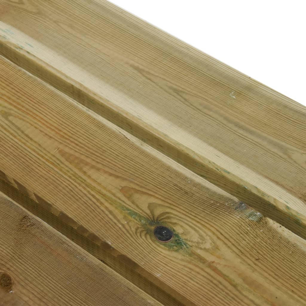 Hagebenk 220 cm impregnert heltre furu