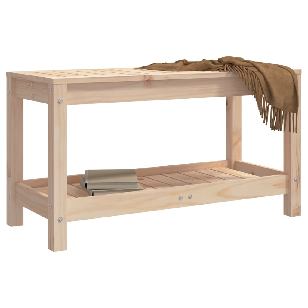 Hagebenk 82,5x35x45 cm heltre furu