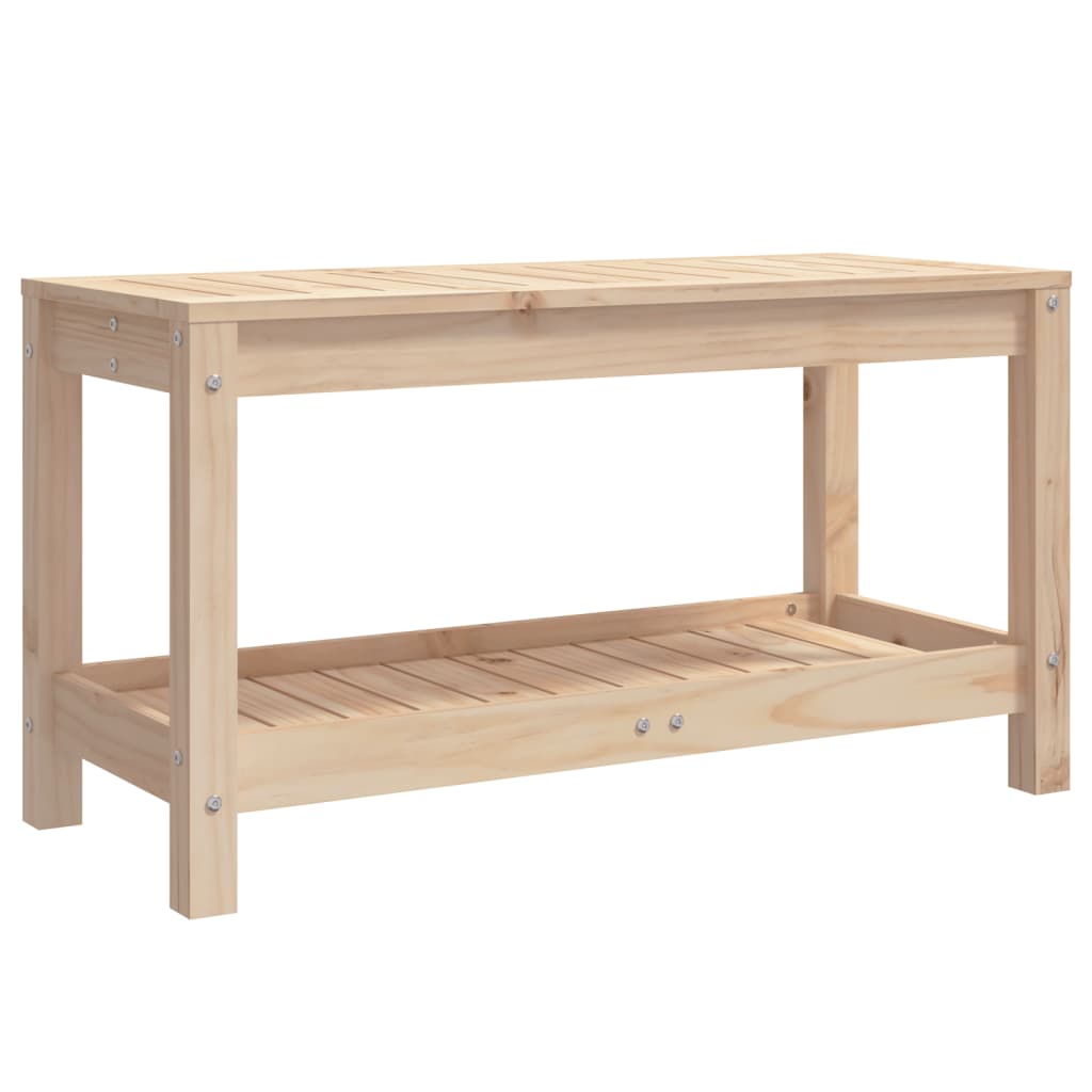 Hagebenk 82,5x35x45 cm heltre furu