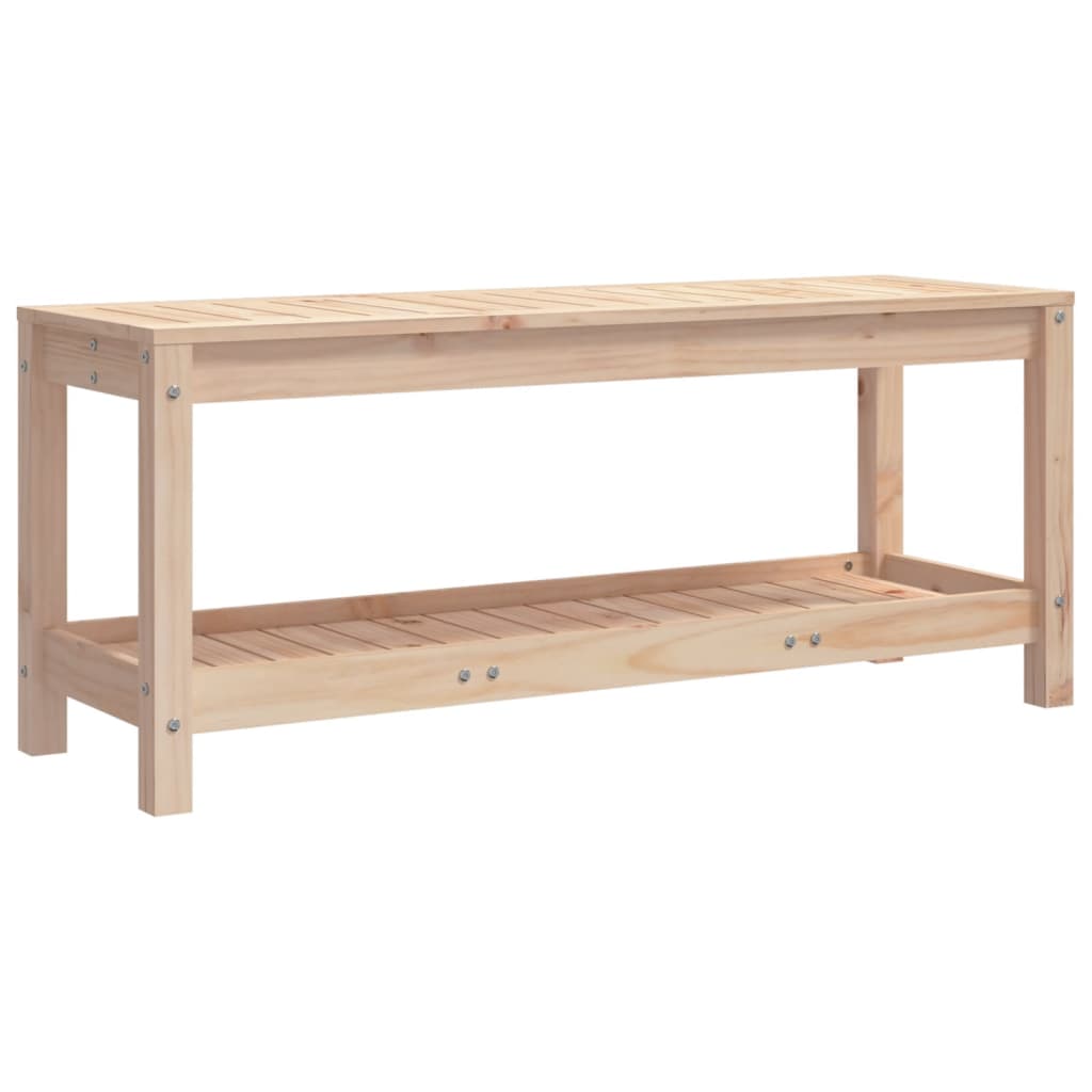 Hagebenk 108x35x45 cm heltre furu