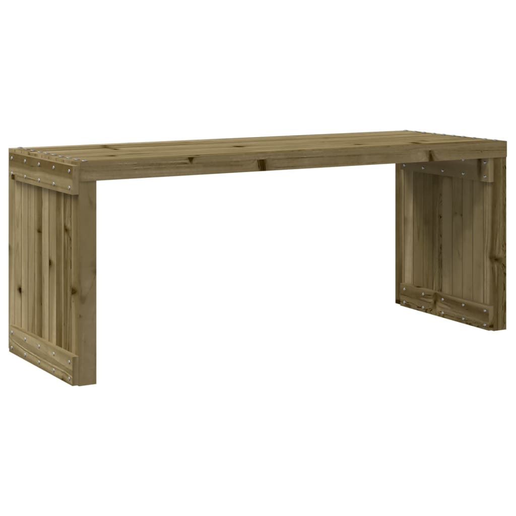 Hagebenk utvidbar 212,5x40,5x45 cm impregnert furu