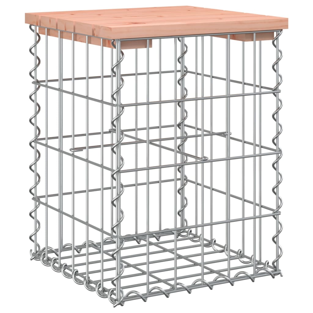 Hagebenk gabiondesign 33x31x42 cm heltre douglasgran