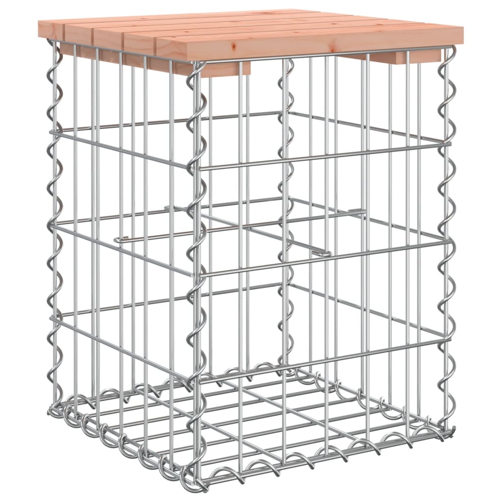 Hagebenk gabiondesign 33x31x42 cm heltre douglasgran