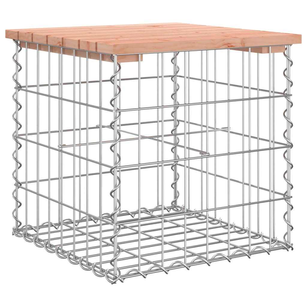 Hagebenk gabiondesign 43x44x42 cm heltre douglasgran
