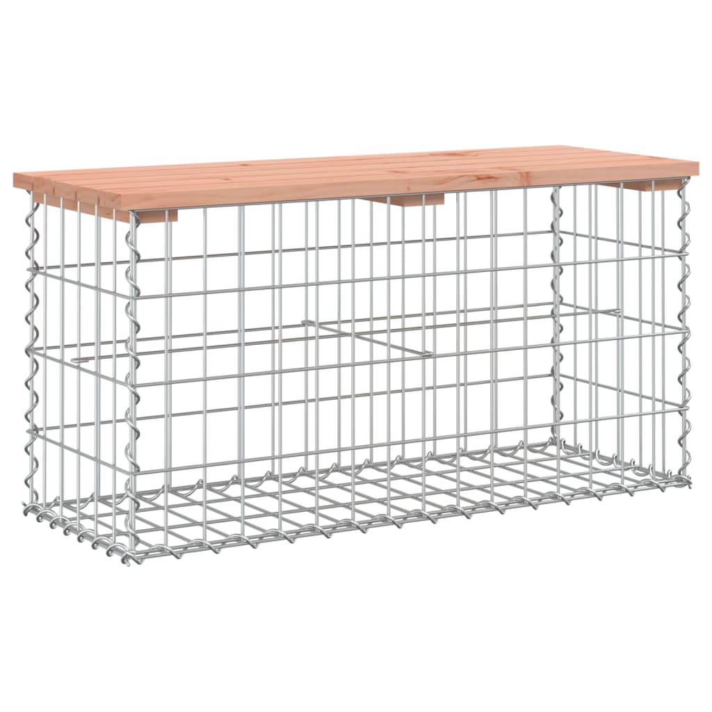 Hagebenk gabiondesign 83x31,5x42 cm heltre douglasgran