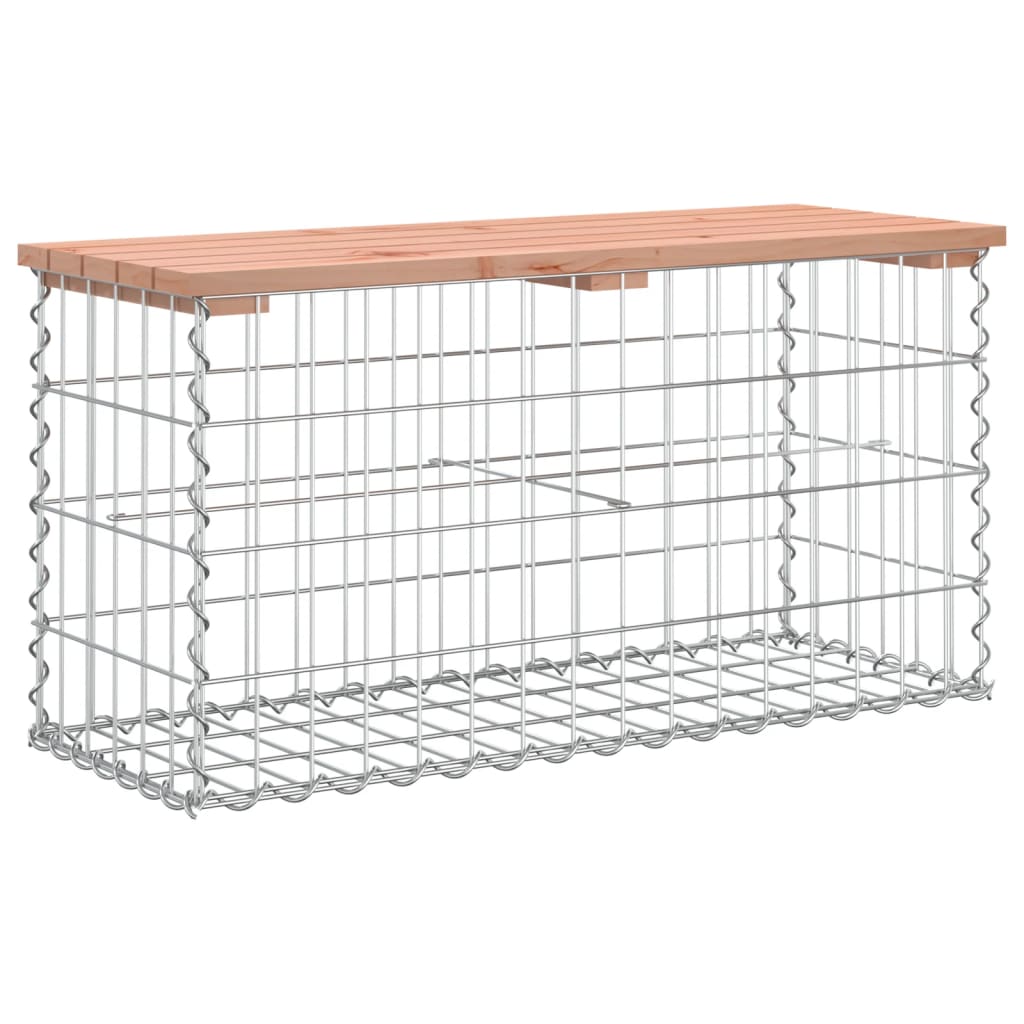 Hagebenk gabiondesign 83x31,5x42 cm heltre douglasgran