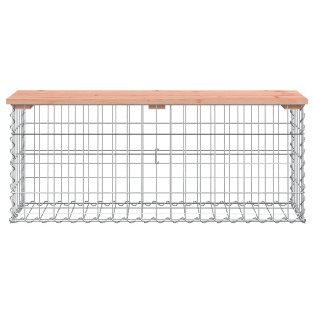 Hagebenk gabiondesign 103x31,5x42 cm heltre douglasgran