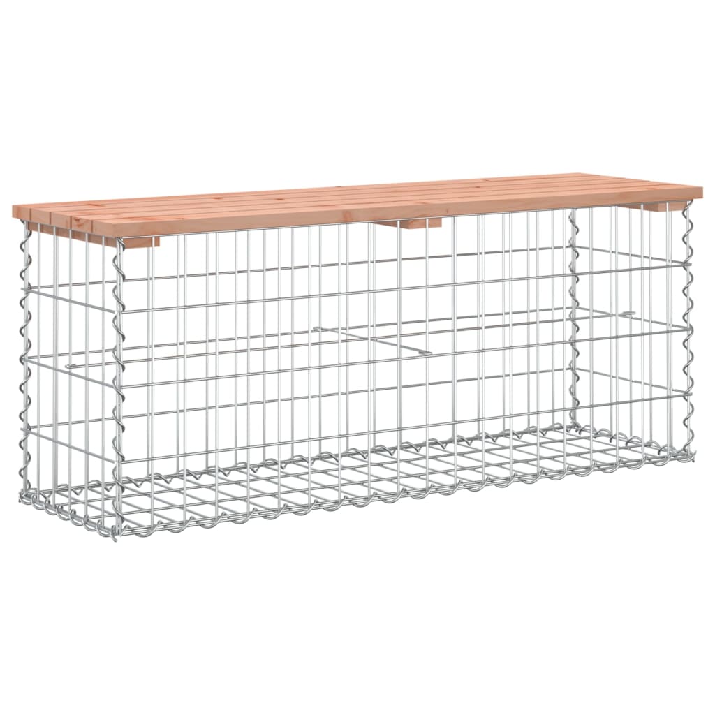Hagebenk gabiondesign 103x31,5x42 cm heltre douglasgran