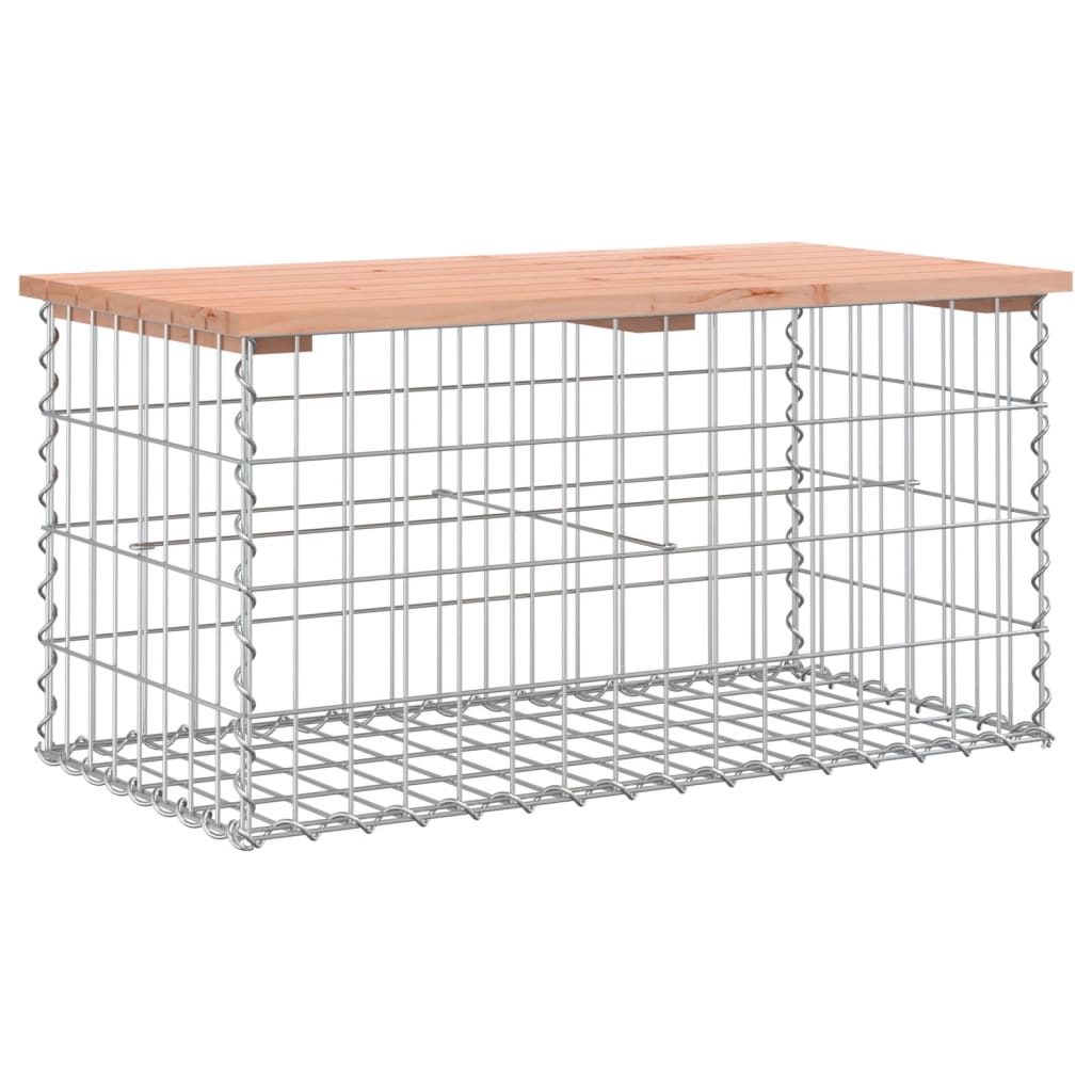 Hagebenk gabiondesign 83x44x42 cm heltre douglasgran