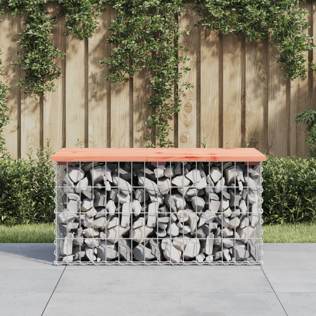 Hagebenk gabiondesign 83x44x42 cm heltre douglasgran