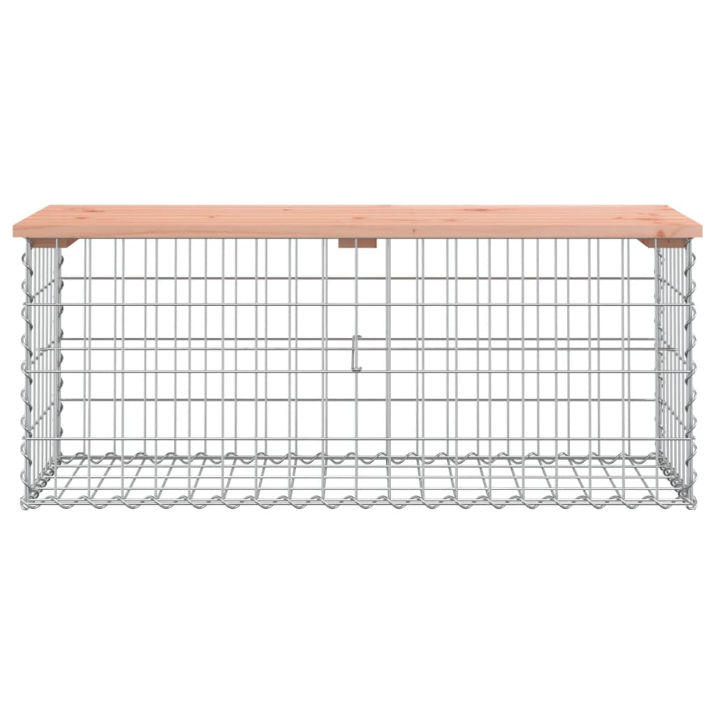 Hagebenk gabiondesign 103x44x42 cm heltre douglasgran