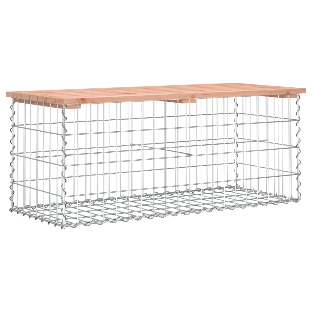 Hagebenk gabiondesign 103x44x42 cm heltre douglasgran