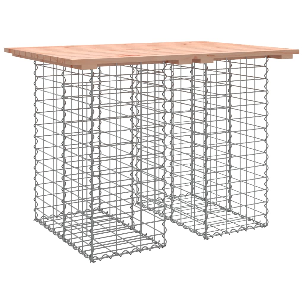 Hagebenk gabiondesign 100x70x72 cm heltre douglasgran