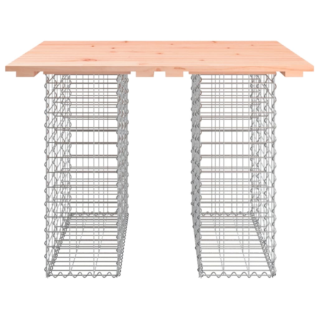 Hagebenk gabiondesign 100x102x72 cm heltre douglasgran