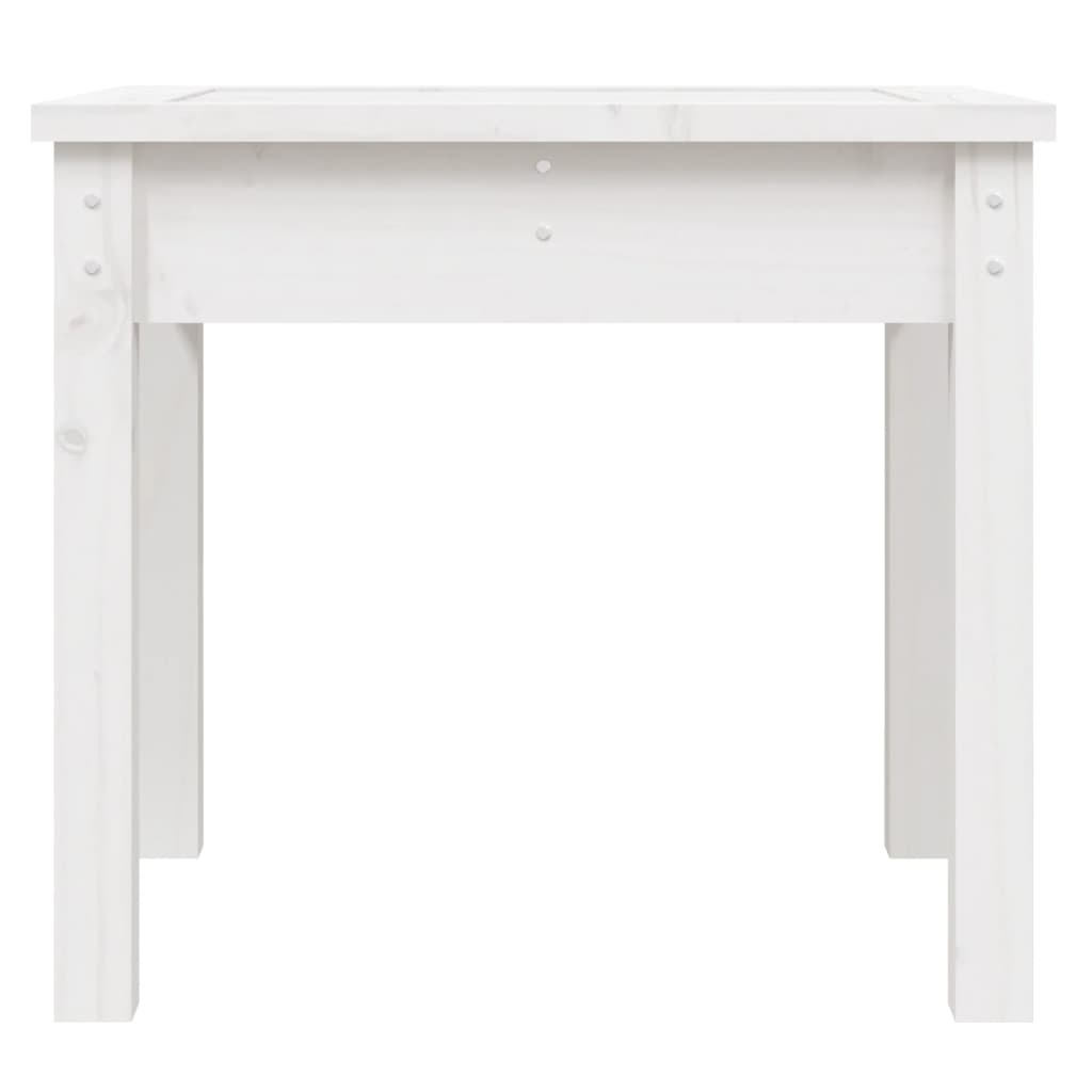 Hagebenk hvit 50x44x45 cm heltre furu
