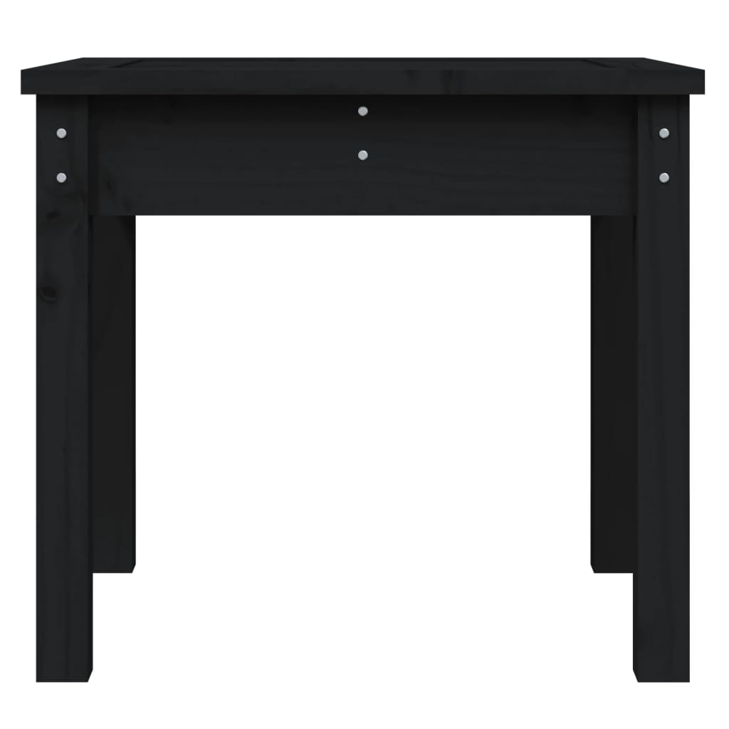 Hagebenk svart 50x44x45 cm heltre furu