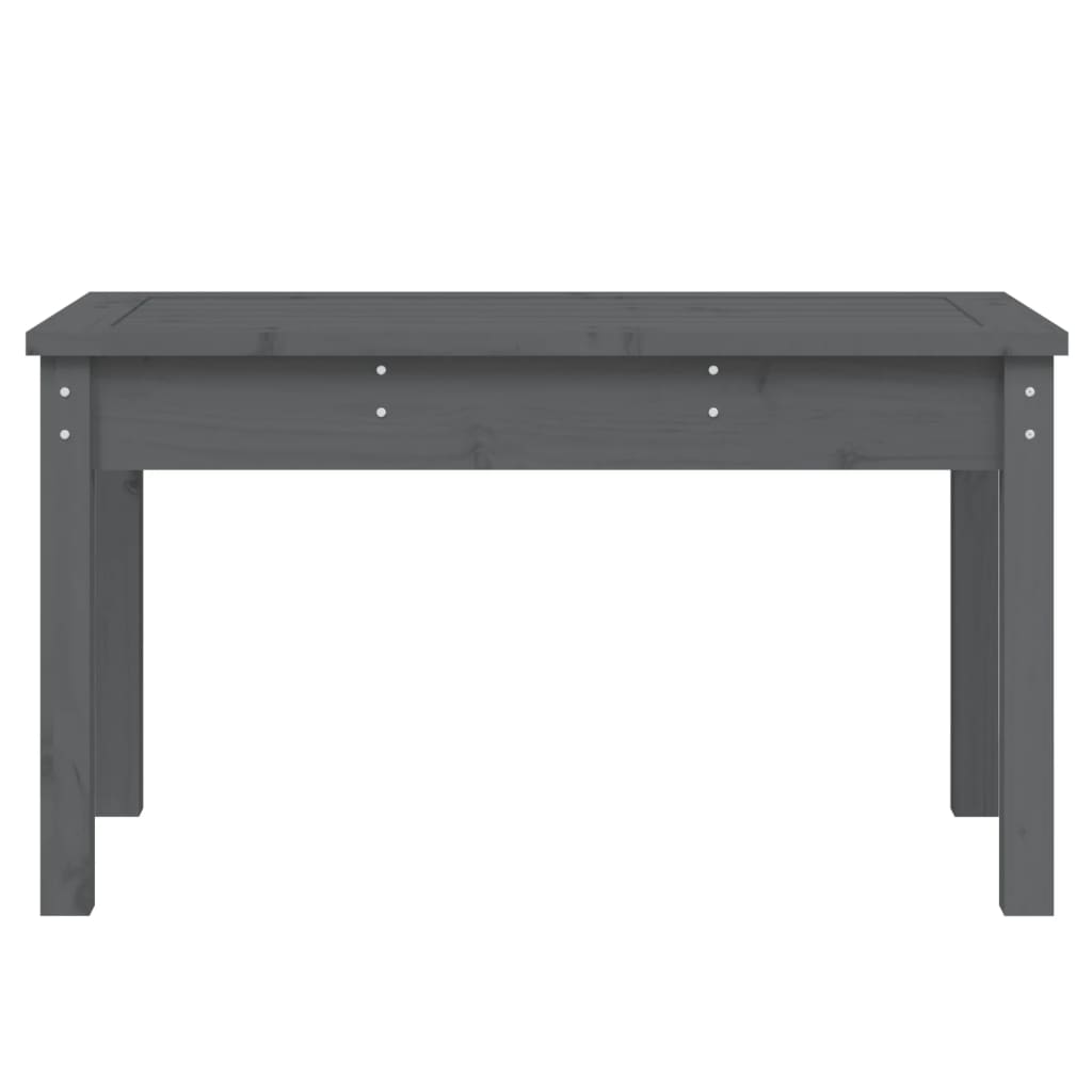 Hagebenk grå 80x44x45 cm heltre furu