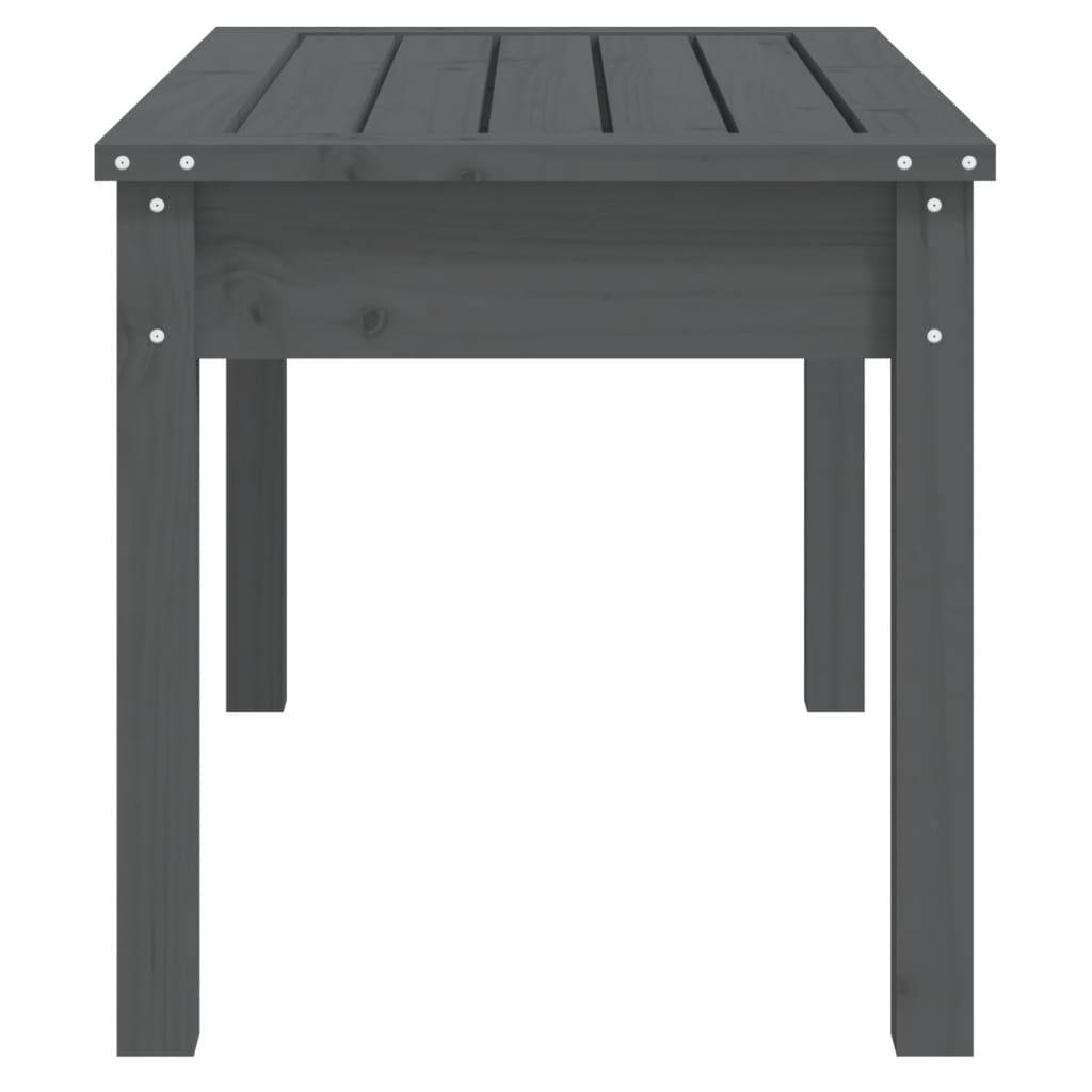 Hagebenk grå 80x44x45 cm heltre furu